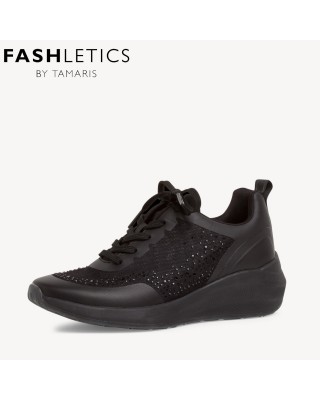 Tamaris fekete sportos cipő