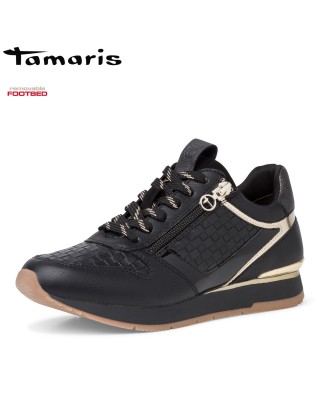 Tamaris fekete sportos cipő