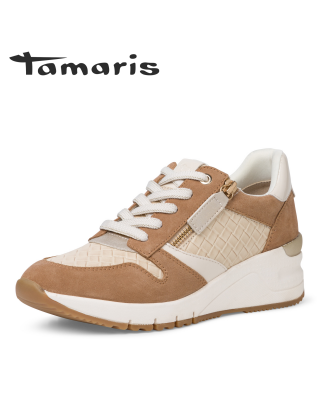 Tamaris bézs sportos cipő