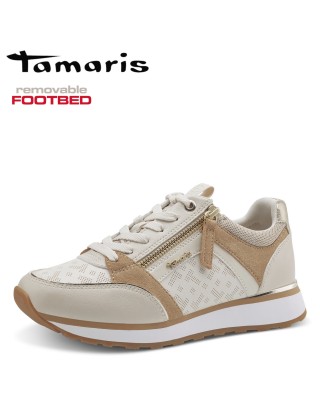 Tamaris bézs sportos női cipő