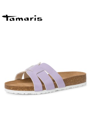 Tamaris lila utcai papucs