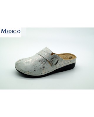 36-os Medic-O ezüst női papucs