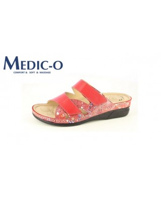 Medic-O piros női papucs