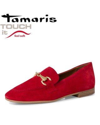 Tamaris piros női félcipő