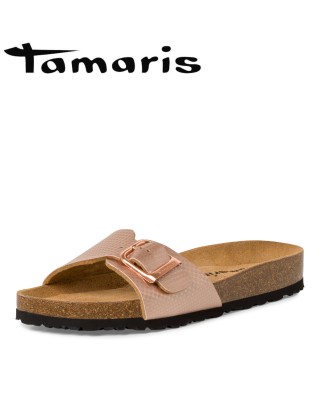 Tamaris rosegold utcai papucs