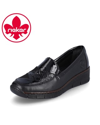 37-es Rieker fekete bebújós...