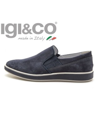 Igi&Co kék bebújós férfi cipő