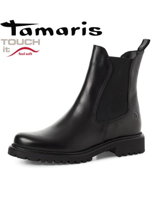 Tamaris fekete bebújós női...