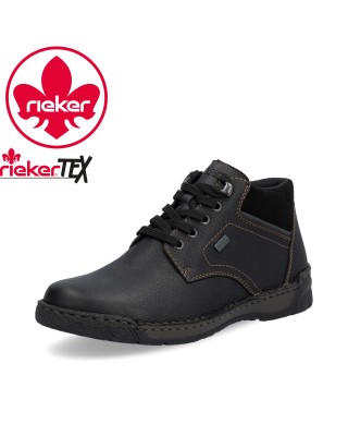 40-es Rieker fekete férfi...