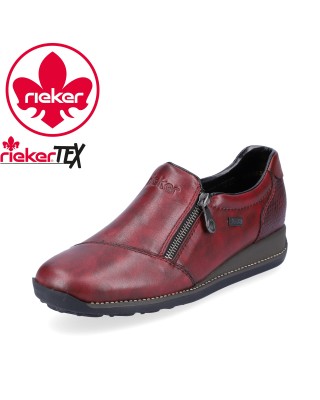 41-es Rieker bordó női félcipő
