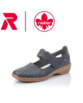 38-as Rieker kék nyitott...