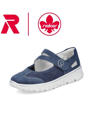 36-os Rieker kék nyitott...