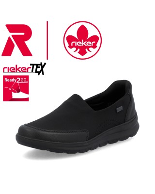 36-os Rieker fekete bebújós...