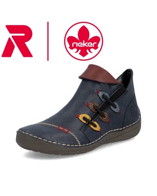 37-es Rieker kék belebújós...