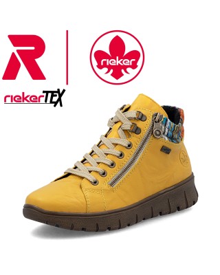 Rieker mustársárga bélelt...