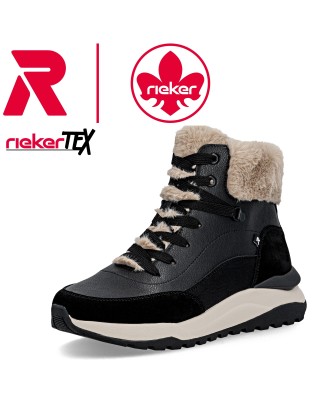 Rieker fekete bélelt női...