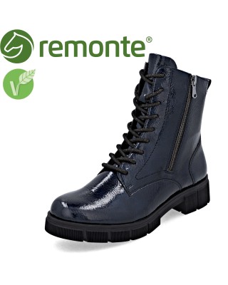 Remonte kék lakk női bakancs