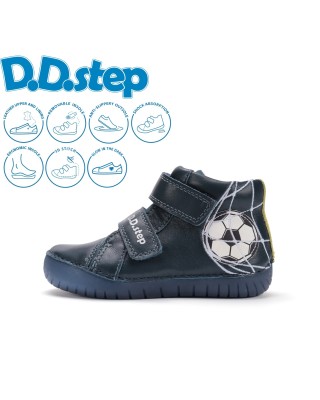 D.D. Step kék fiú bokacipő