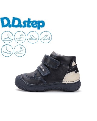 D.D. Step sötétkék kisfiú cipő