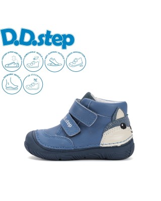 D.D. Step kék kisfiú cipő