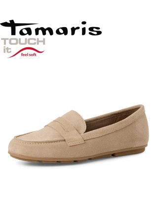 Tamaris krémszínű női félcipő