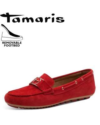 Tamaris piros női félcipő