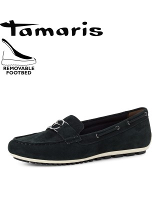 Tamaris sötétkék női félcipő