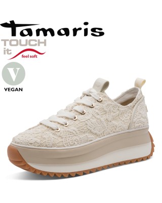 Tamaris bézs női sportcipő