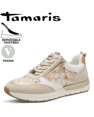 Tamaris bézs női sportcipő