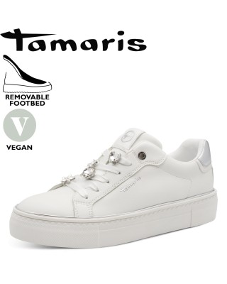 Tamaris fehér női sportcipő