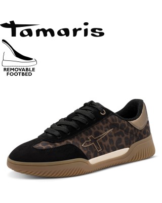 Tamaris fekete női sportcipő