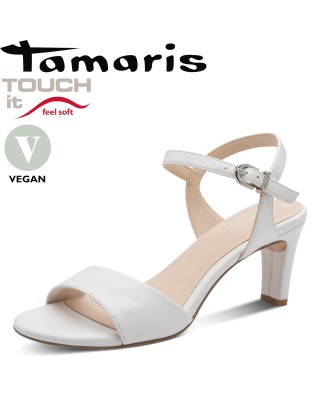Tamaris fehér magassarkú...