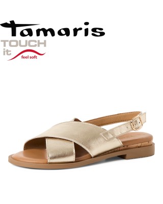 Tamaris arany szandál