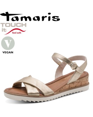 Tamaris arany szandál