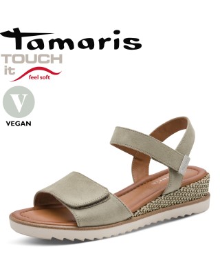 Tamaris zöld szandál