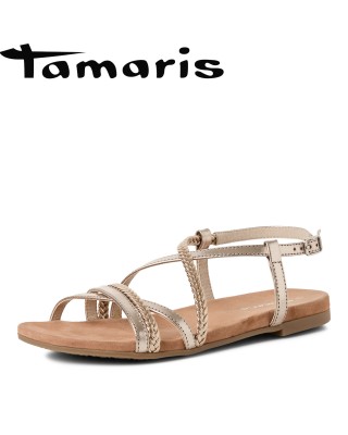 Tamaris pezsgő pántos szandál
