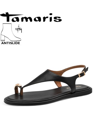 Tamaris fekete szandál