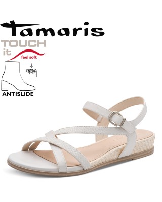 Tamaris fehér szandál