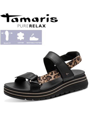 Tamaris fekete telitalpú...