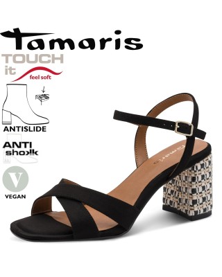Tamaris fekete magassarkú...