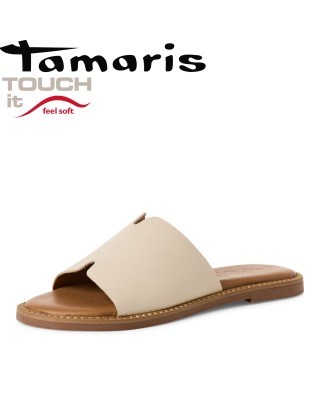 Tamaris bézs papucs