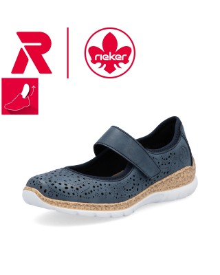 Rieker kék nyitott pántos...