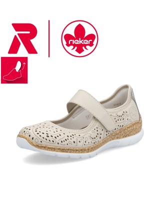 Rieker bézs nyitott pántos...