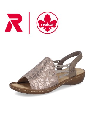 Rieker arany női szandál