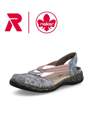 Rieker mintás elöl zárt női...