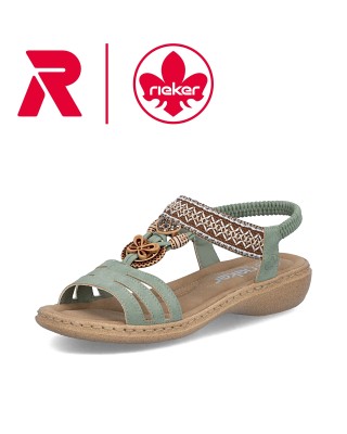 Rieker zöld női szandál