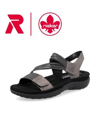 Rieker fekete női kényelmi...