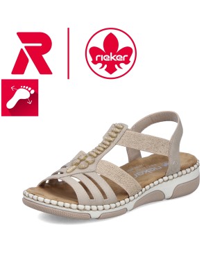 Rieker bézs női szandál