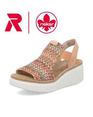 Rieker mintás telitalpú...