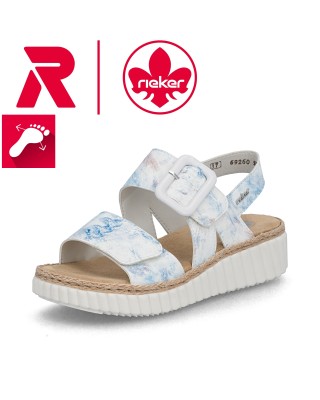 Rieker mintás telitalpú...